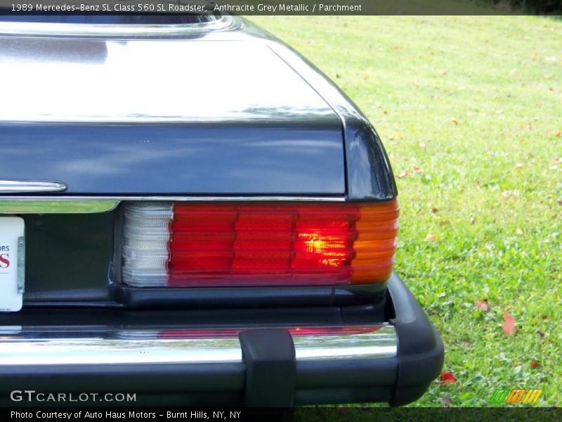 Anthracite Grey Metallic / Parchment 1989 Mercedes-Benz SL Class 560 SL Roadster