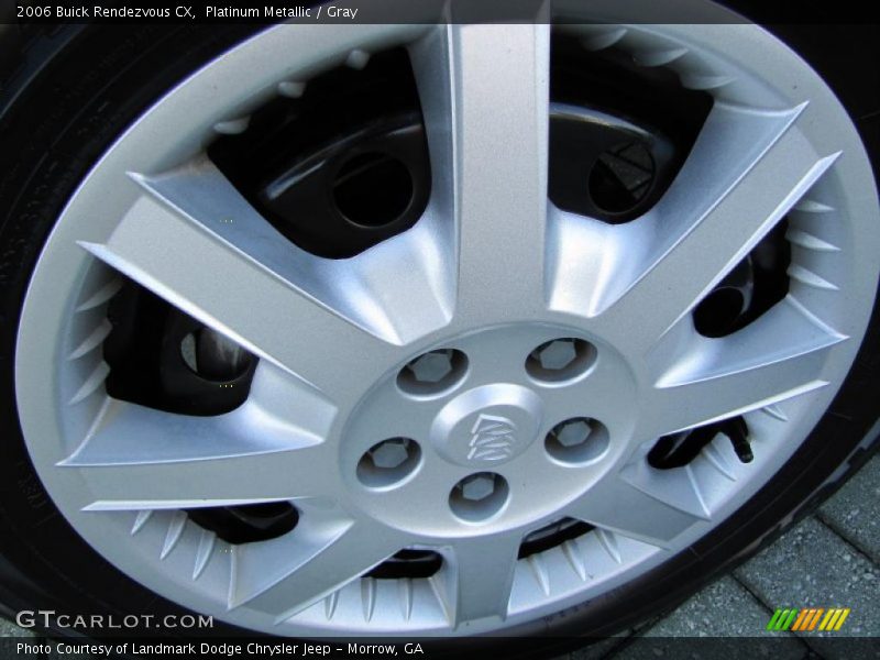 Platinum Metallic / Gray 2006 Buick Rendezvous CX