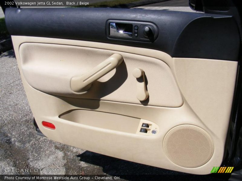 Black / Beige 2002 Volkswagen Jetta GL Sedan