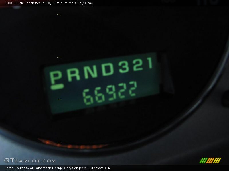 Platinum Metallic / Gray 2006 Buick Rendezvous CX