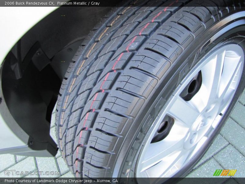Platinum Metallic / Gray 2006 Buick Rendezvous CX
