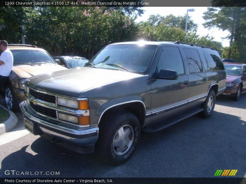 Medium Charcoal Gray Metallic / Gray 1999 Chevrolet Suburban K1500 LT 4x4