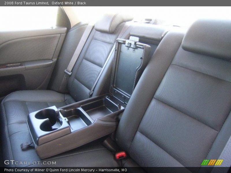 Oxford White / Black 2008 Ford Taurus Limited
