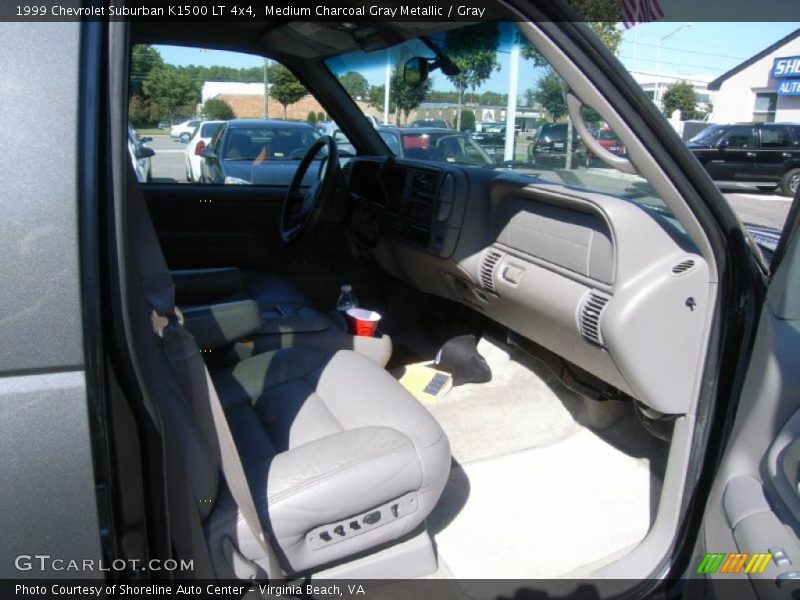 Medium Charcoal Gray Metallic / Gray 1999 Chevrolet Suburban K1500 LT 4x4