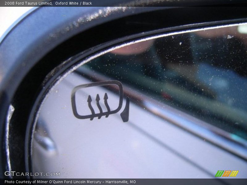 Oxford White / Black 2008 Ford Taurus Limited