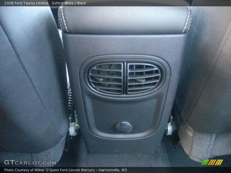 Oxford White / Black 2008 Ford Taurus Limited
