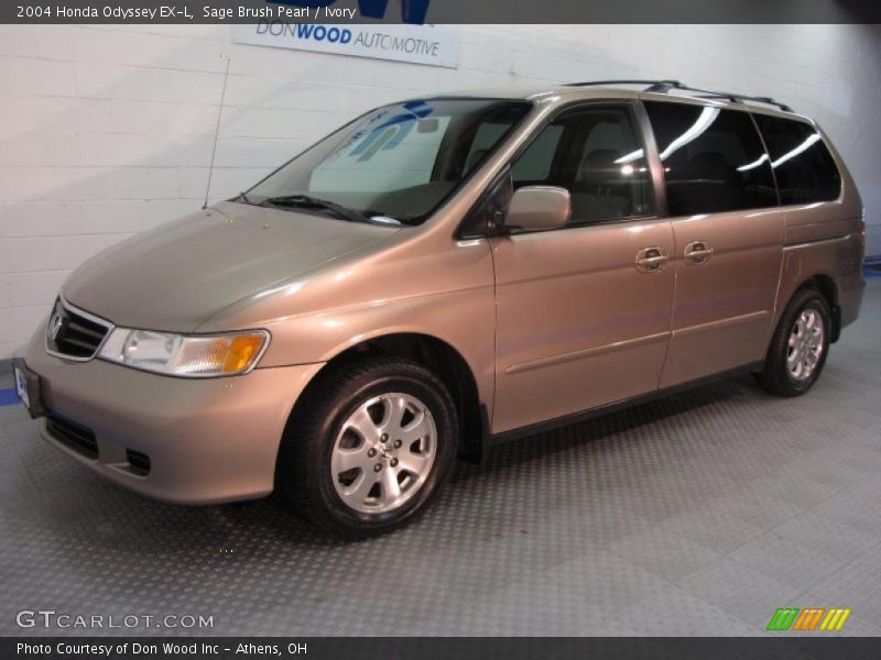 Sage Brush Pearl / Ivory 2004 Honda Odyssey EX-L