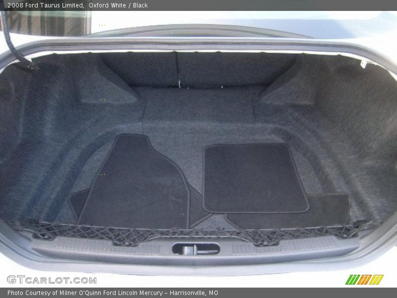 Oxford White / Black 2008 Ford Taurus Limited
