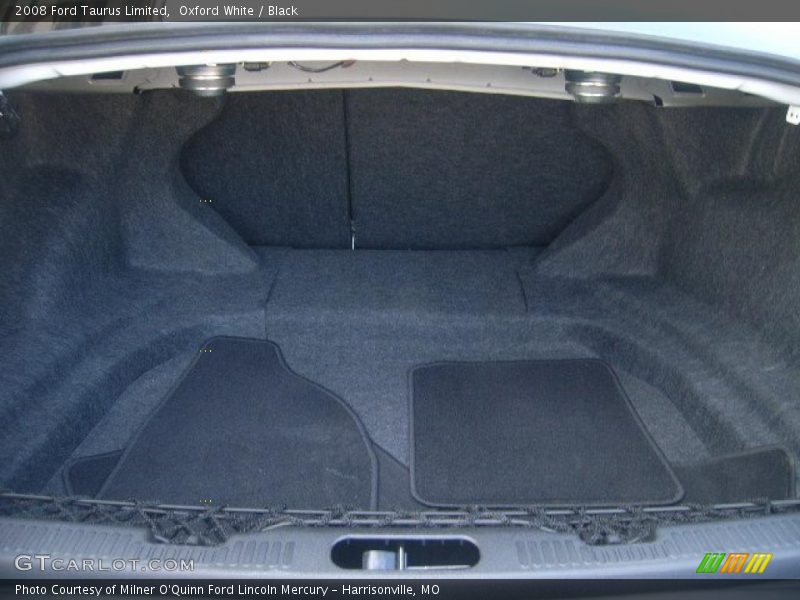Oxford White / Black 2008 Ford Taurus Limited