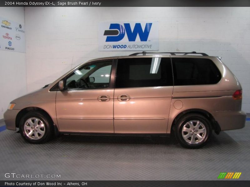 Sage Brush Pearl / Ivory 2004 Honda Odyssey EX-L