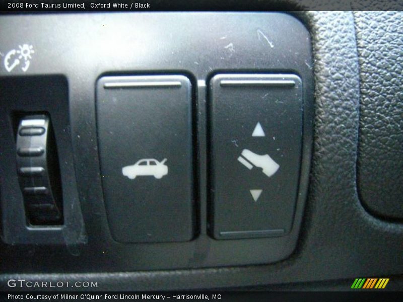 Oxford White / Black 2008 Ford Taurus Limited