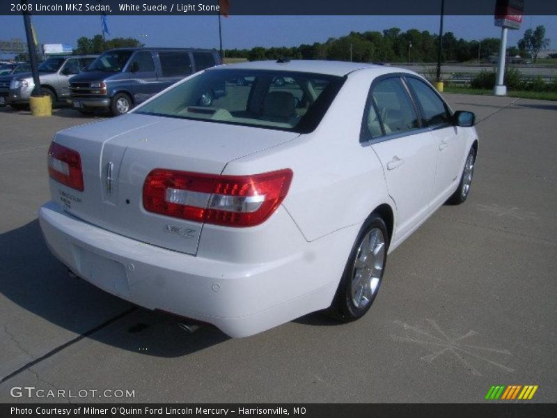White Suede / Light Stone 2008 Lincoln MKZ Sedan