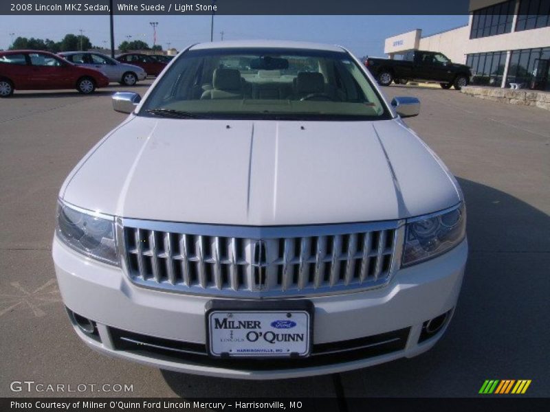 White Suede / Light Stone 2008 Lincoln MKZ Sedan