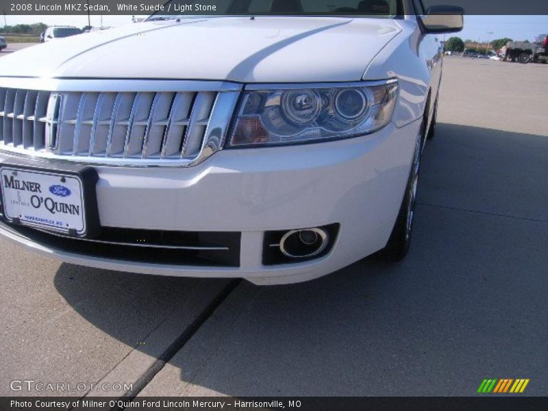 White Suede / Light Stone 2008 Lincoln MKZ Sedan