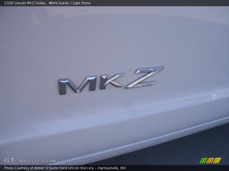 White Suede / Light Stone 2008 Lincoln MKZ Sedan