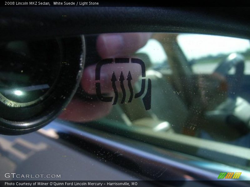 White Suede / Light Stone 2008 Lincoln MKZ Sedan