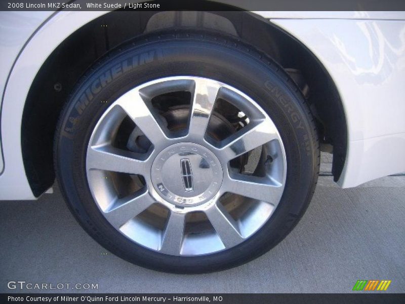 White Suede / Light Stone 2008 Lincoln MKZ Sedan