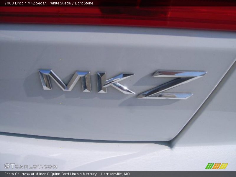 White Suede / Light Stone 2008 Lincoln MKZ Sedan