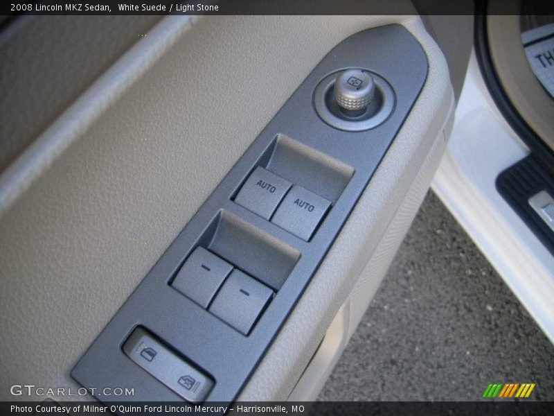 White Suede / Light Stone 2008 Lincoln MKZ Sedan