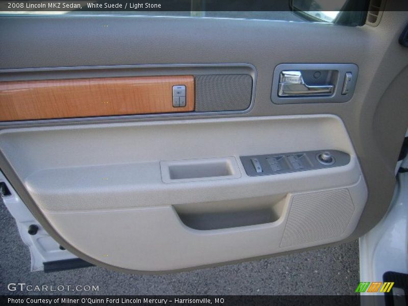 White Suede / Light Stone 2008 Lincoln MKZ Sedan