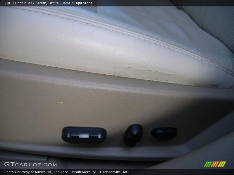 White Suede / Light Stone 2008 Lincoln MKZ Sedan