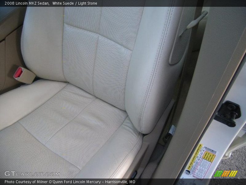 White Suede / Light Stone 2008 Lincoln MKZ Sedan