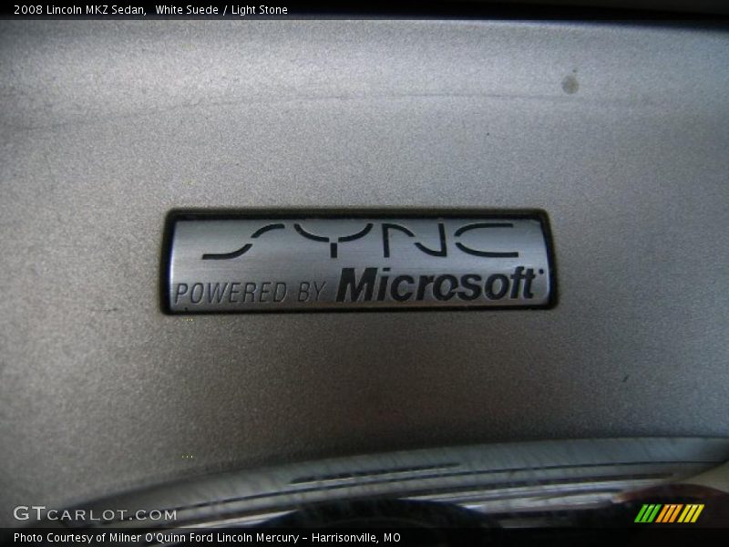 White Suede / Light Stone 2008 Lincoln MKZ Sedan
