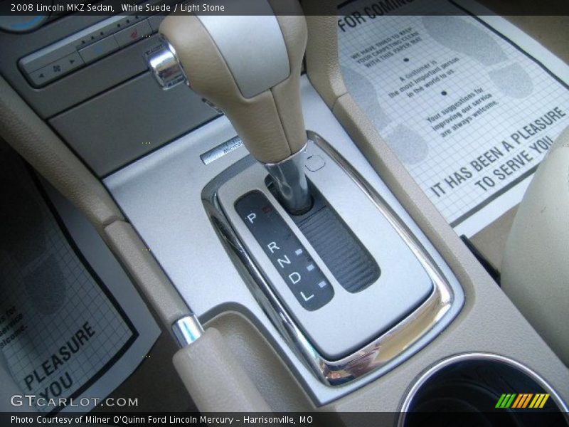 White Suede / Light Stone 2008 Lincoln MKZ Sedan