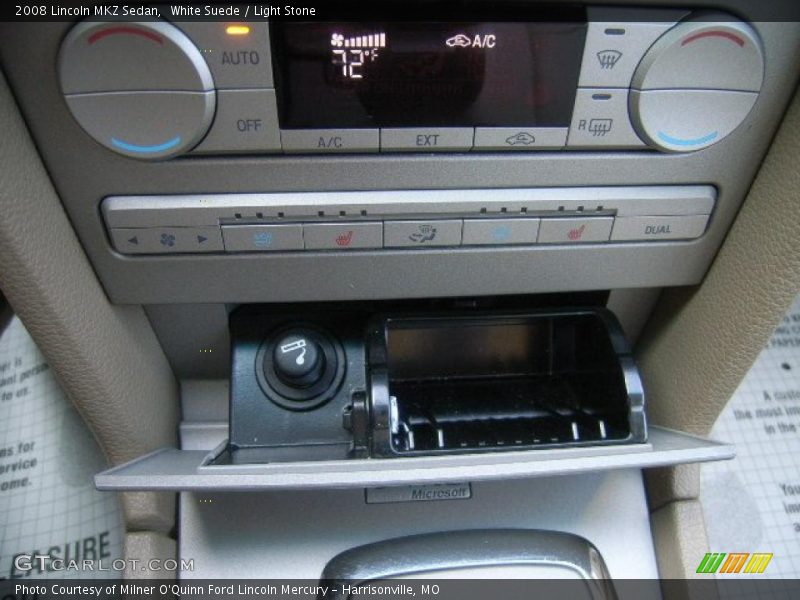 White Suede / Light Stone 2008 Lincoln MKZ Sedan