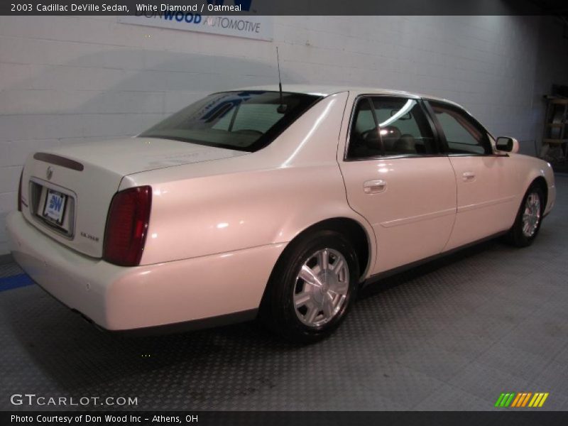 White Diamond / Oatmeal 2003 Cadillac DeVille Sedan