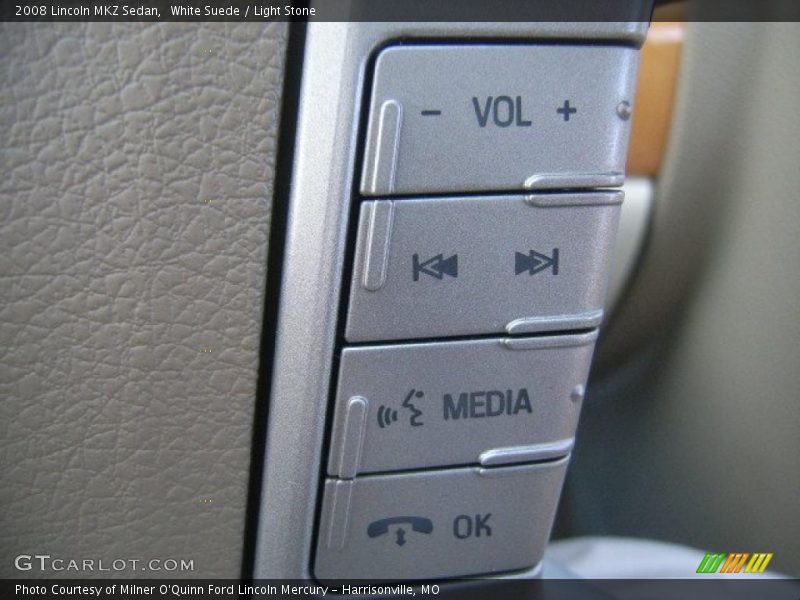 White Suede / Light Stone 2008 Lincoln MKZ Sedan