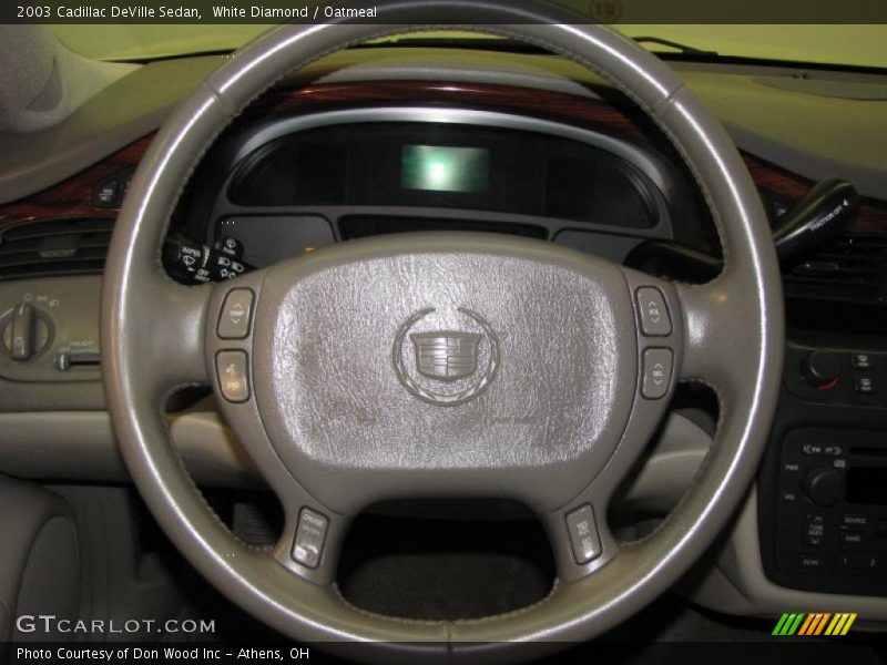 White Diamond / Oatmeal 2003 Cadillac DeVille Sedan