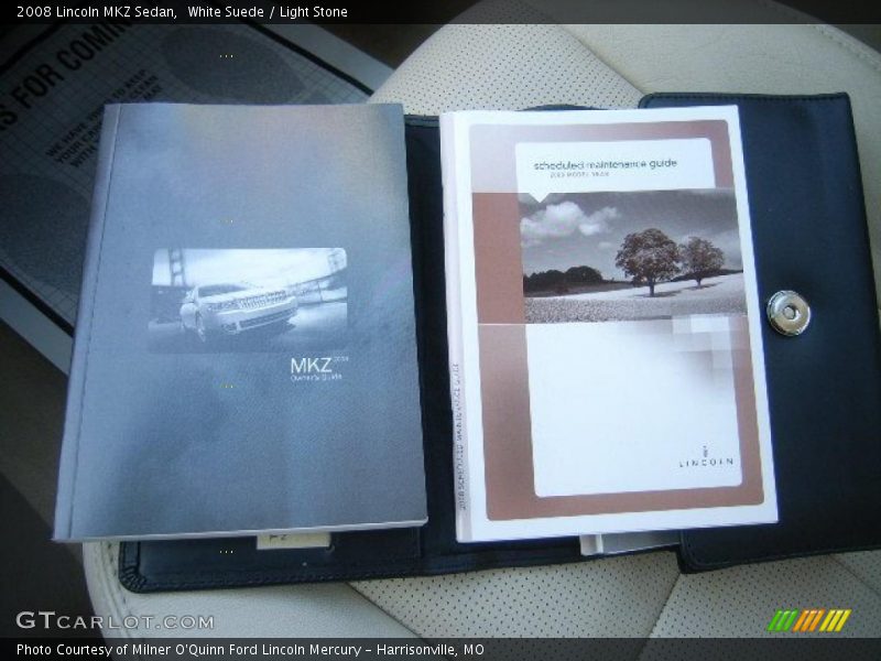 White Suede / Light Stone 2008 Lincoln MKZ Sedan