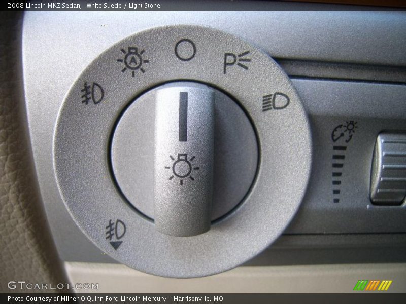 White Suede / Light Stone 2008 Lincoln MKZ Sedan