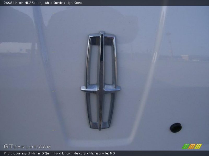 White Suede / Light Stone 2008 Lincoln MKZ Sedan