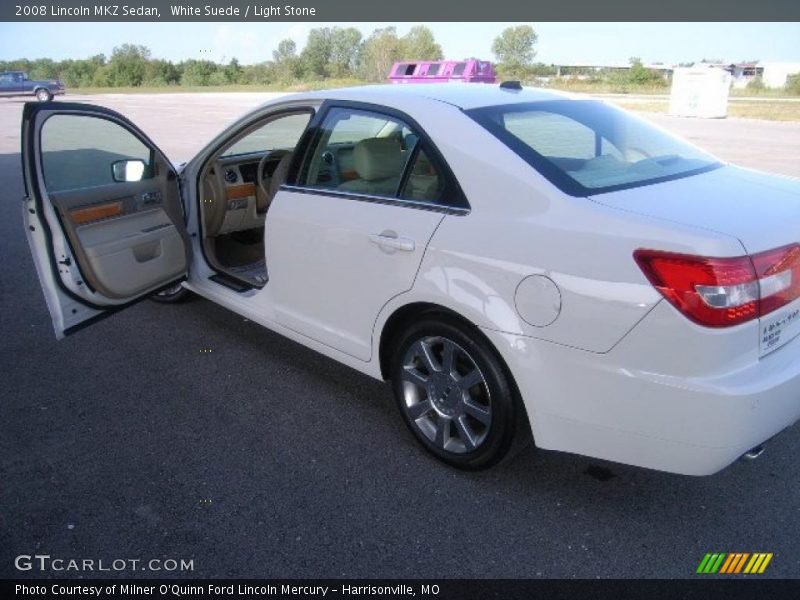 White Suede / Light Stone 2008 Lincoln MKZ Sedan