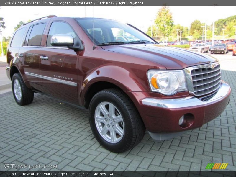 Cognac Crystal Pearl / Dark Khaki/Light Graystone 2007 Chrysler Aspen Limited