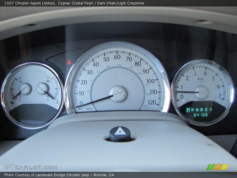 Cognac Crystal Pearl / Dark Khaki/Light Graystone 2007 Chrysler Aspen Limited