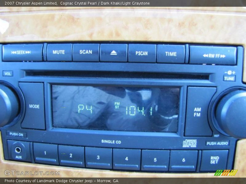Cognac Crystal Pearl / Dark Khaki/Light Graystone 2007 Chrysler Aspen Limited