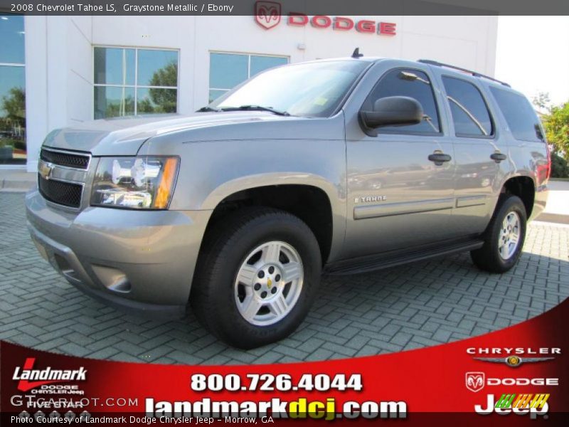 Graystone Metallic / Ebony 2008 Chevrolet Tahoe LS