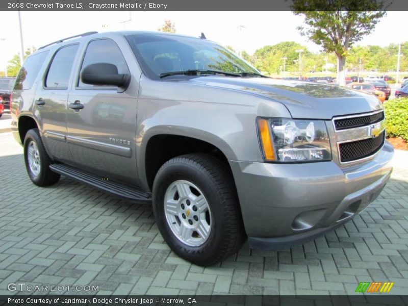 Graystone Metallic / Ebony 2008 Chevrolet Tahoe LS