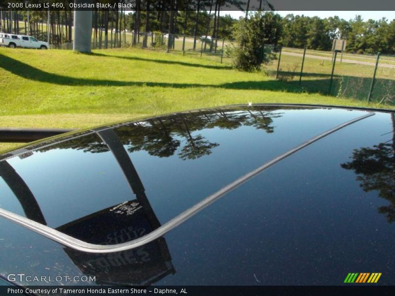 Obsidian Black / Black 2008 Lexus LS 460