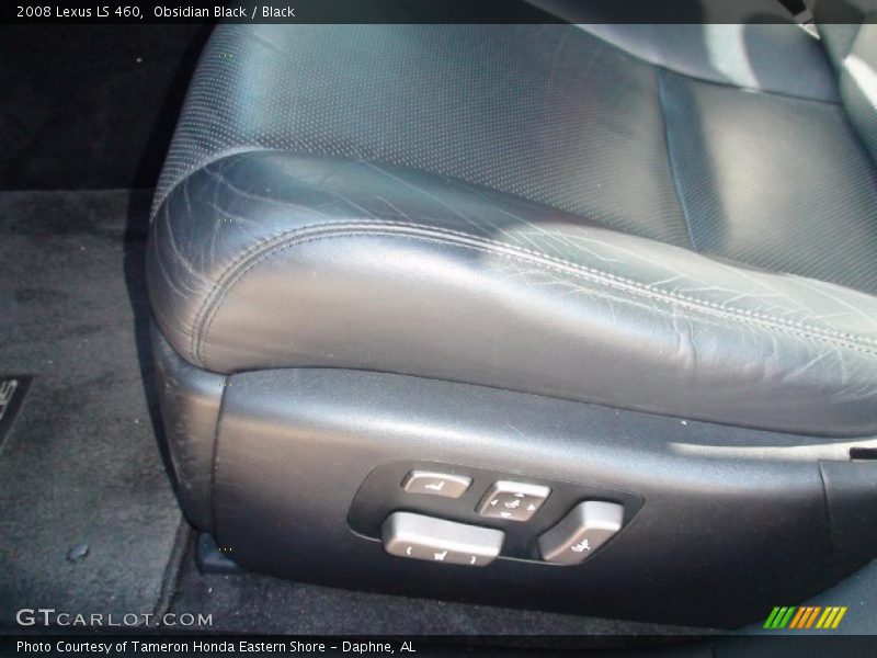 Obsidian Black / Black 2008 Lexus LS 460