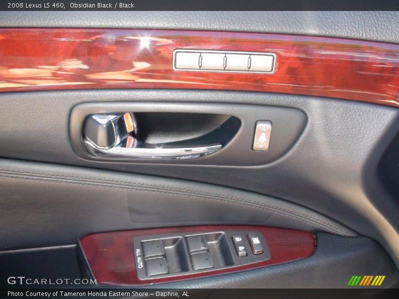 Obsidian Black / Black 2008 Lexus LS 460