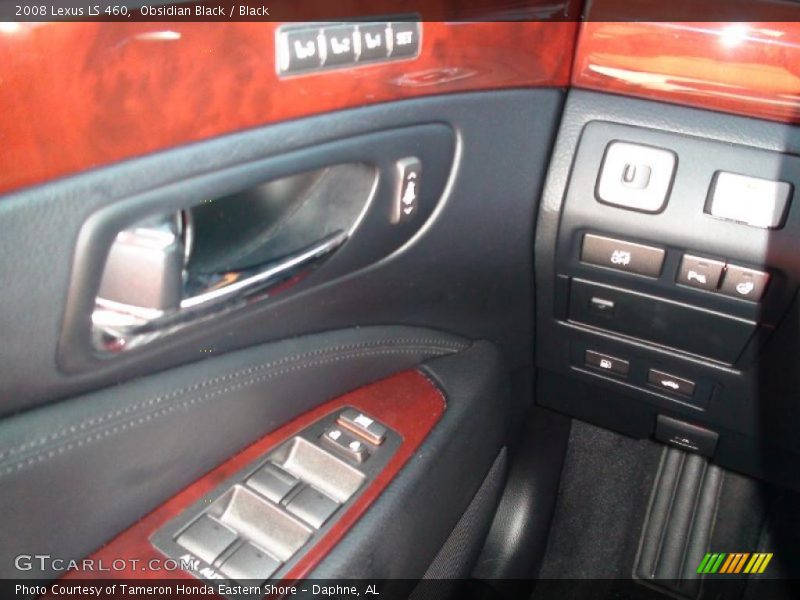 Obsidian Black / Black 2008 Lexus LS 460