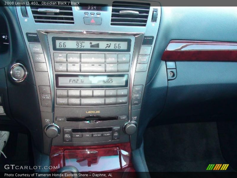 Obsidian Black / Black 2008 Lexus LS 460