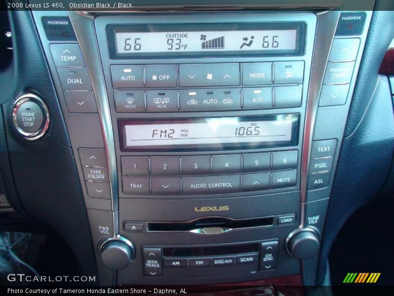 Obsidian Black / Black 2008 Lexus LS 460