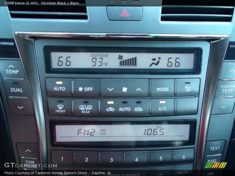 Obsidian Black / Black 2008 Lexus LS 460