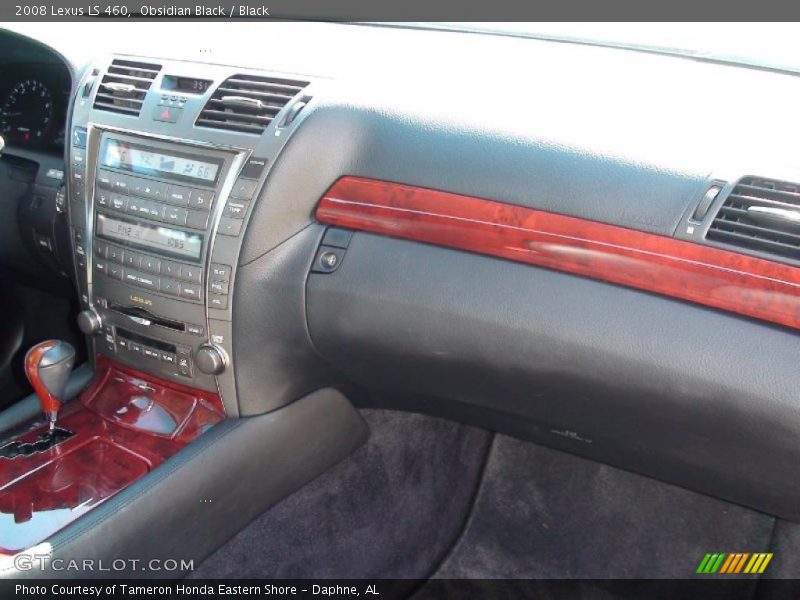 Obsidian Black / Black 2008 Lexus LS 460