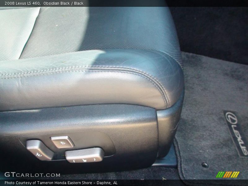 Obsidian Black / Black 2008 Lexus LS 460